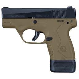 Beretta BU-9 Nano FDE 9mm Single 6+8rd Mag Pistol JMN9S55