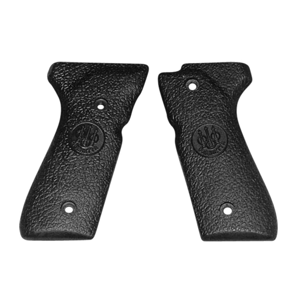 Beretta 92/96 Series Black Thin Rubber Grips E00752