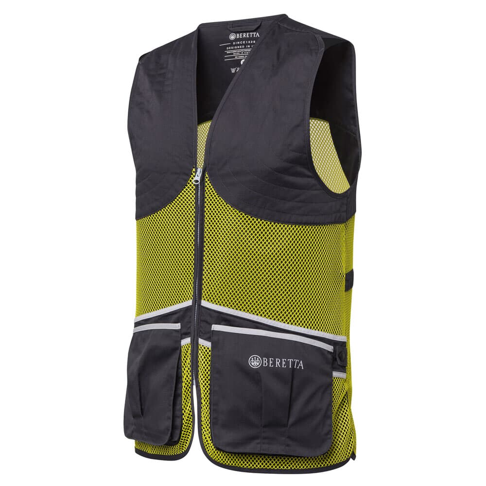 Beretta Full Mesh Shooting Vest Ice Grey/Sulphur Spring 2XL GT671T155309SVXXL