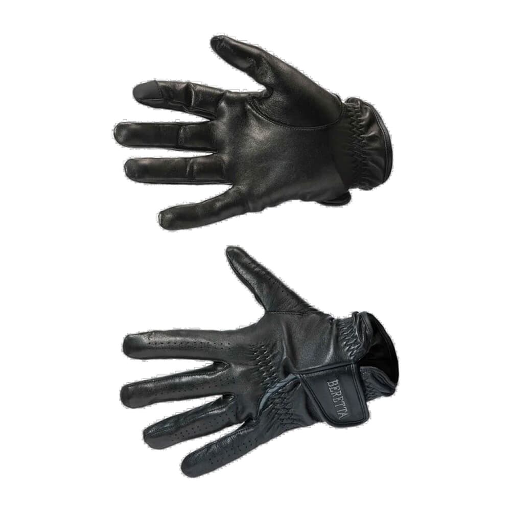 Beretta Leather Shooting Gloves Black/Gray X Large GL013L01060903XL