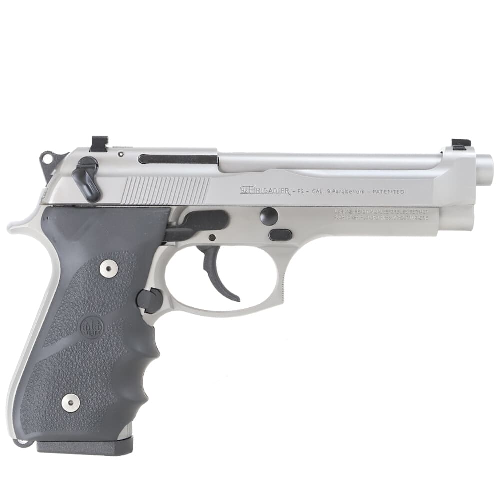 Beretta 92FS Brigadier 9mm 4.9&quot; Bbl Inox SA/DA 10rd Pistol J92F560