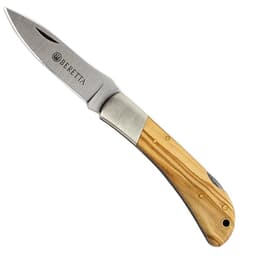 Beretta Multi-Use 2.95" Folding Blade Hunting Knife w/Olive Wood Handle 125/1OL