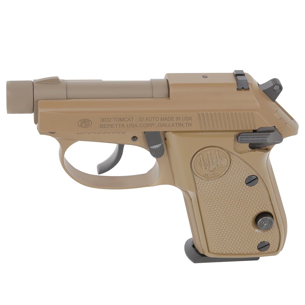 Beretta 3032 Tomcat FDE .32 ACP Dbl/Sngl 2.9&quot; Bbl Al Frame 7rd Pistol  J320126