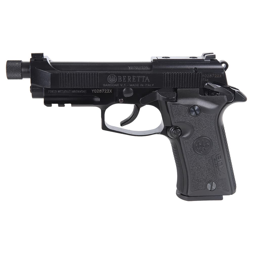 Beretta 80X Cheetah Tactical Urban .380 ACP 4.4&quot; Bbl Black SA/DA 10rd Pistol w/Threaded Barrel J80XTU10