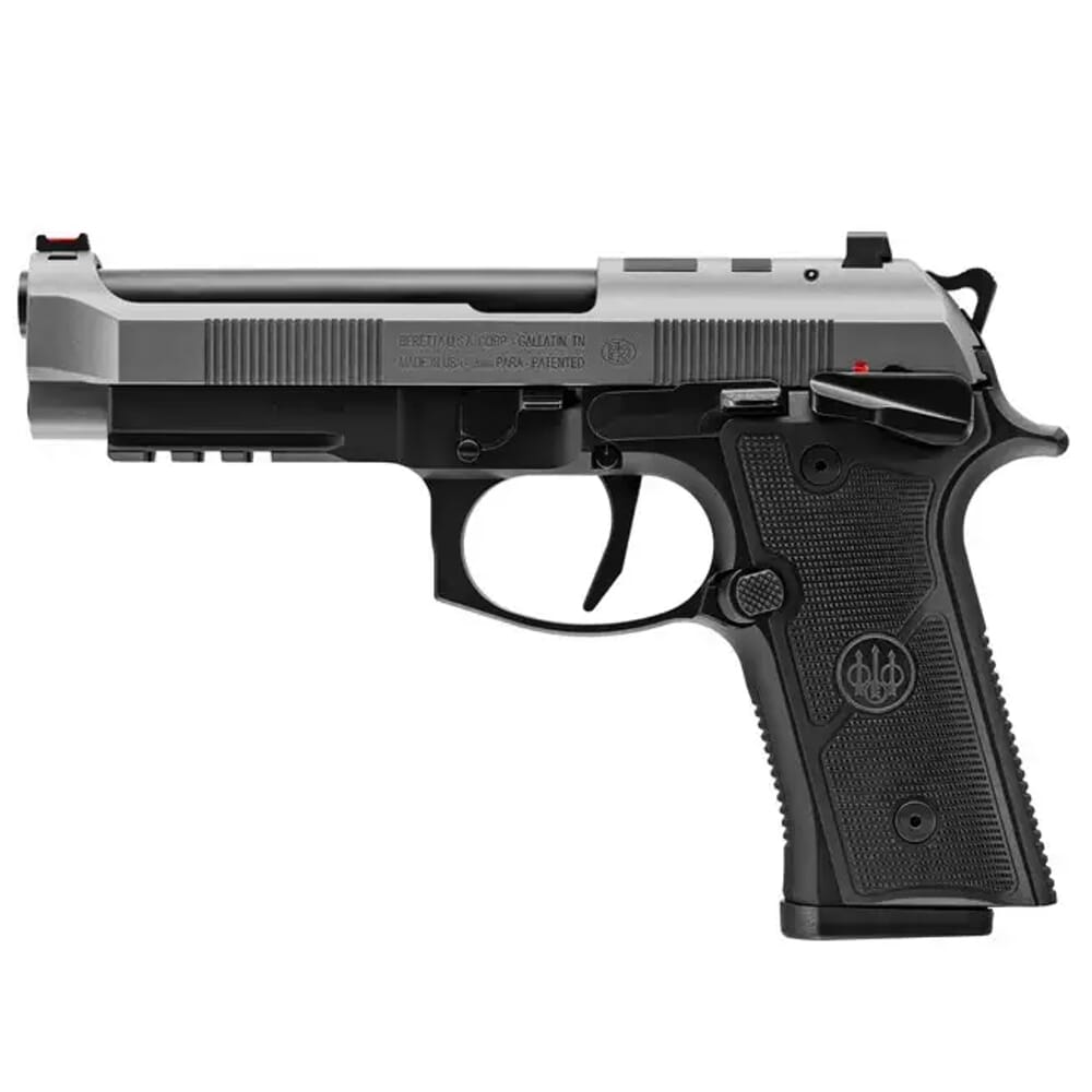 Beretta 92Xi SAO Full Size 9mm 4.7" Bbl Black/Silver Slide 10rd Pistol J92FSR920