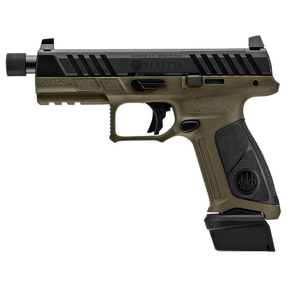 Beretta APX-A1 9mm 4.8" Bbl Optics Ready Pistol w/(3) 21rd Mags JAXA1F921TAC