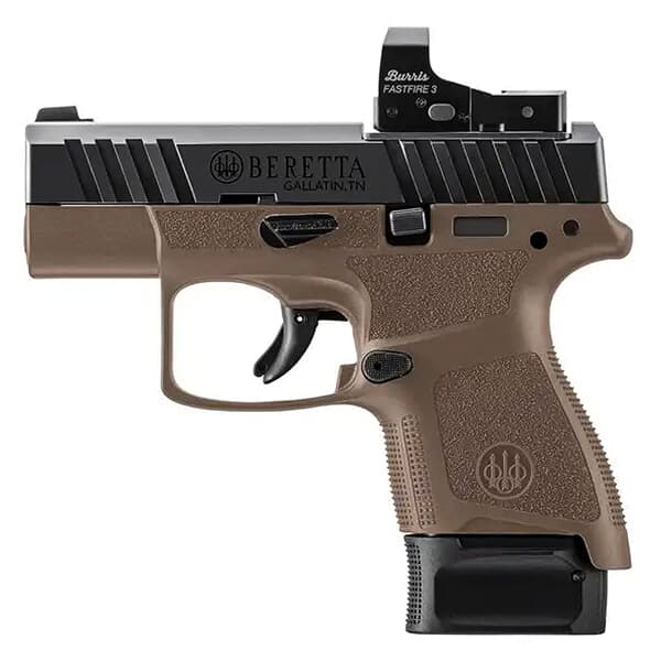 Beretta APX A1 Carry RDO 9mm 2.9&quot; Bbl FDE Semi-Auto Pistol w/(1) 8rd Extended Mag &amp; Burris FastFire 3 JAXN9258A1CO
