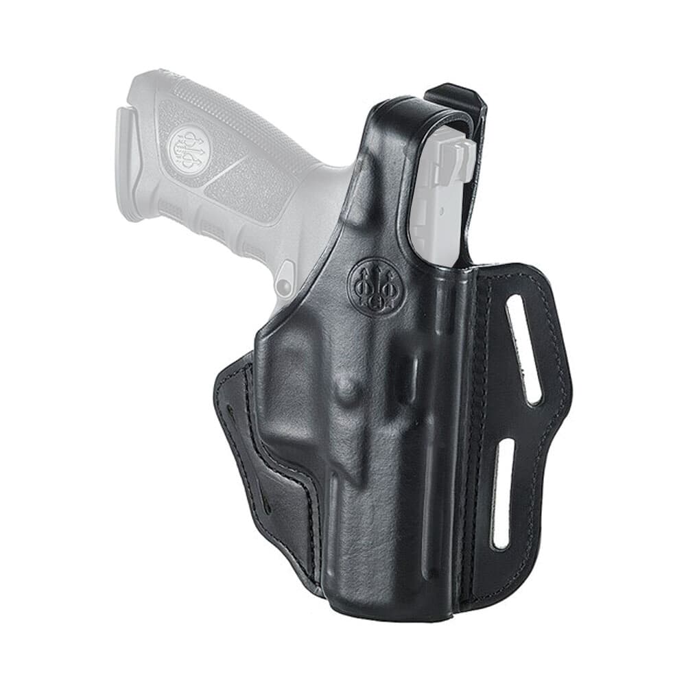 Beretta APX Mod 05 Demi 3 Black Right Hand Leather Hip Holster w/HD Thumb Break Safety Device E01786