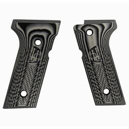 Beretta 92X Full Size G10 Black & Grey Grips BER-007-BG-R