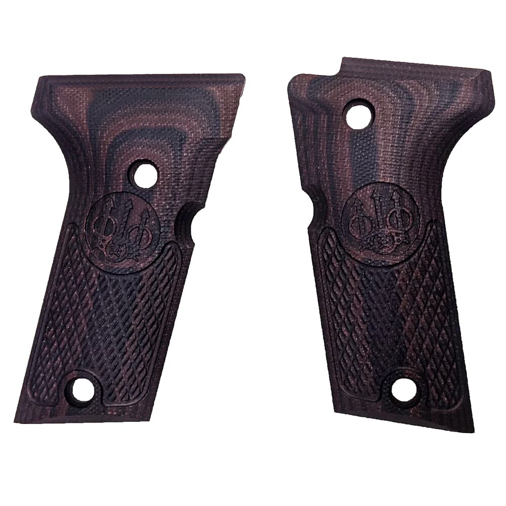 Beretta 92X Compact G10 Black Cherry Grips BER-008-C-R