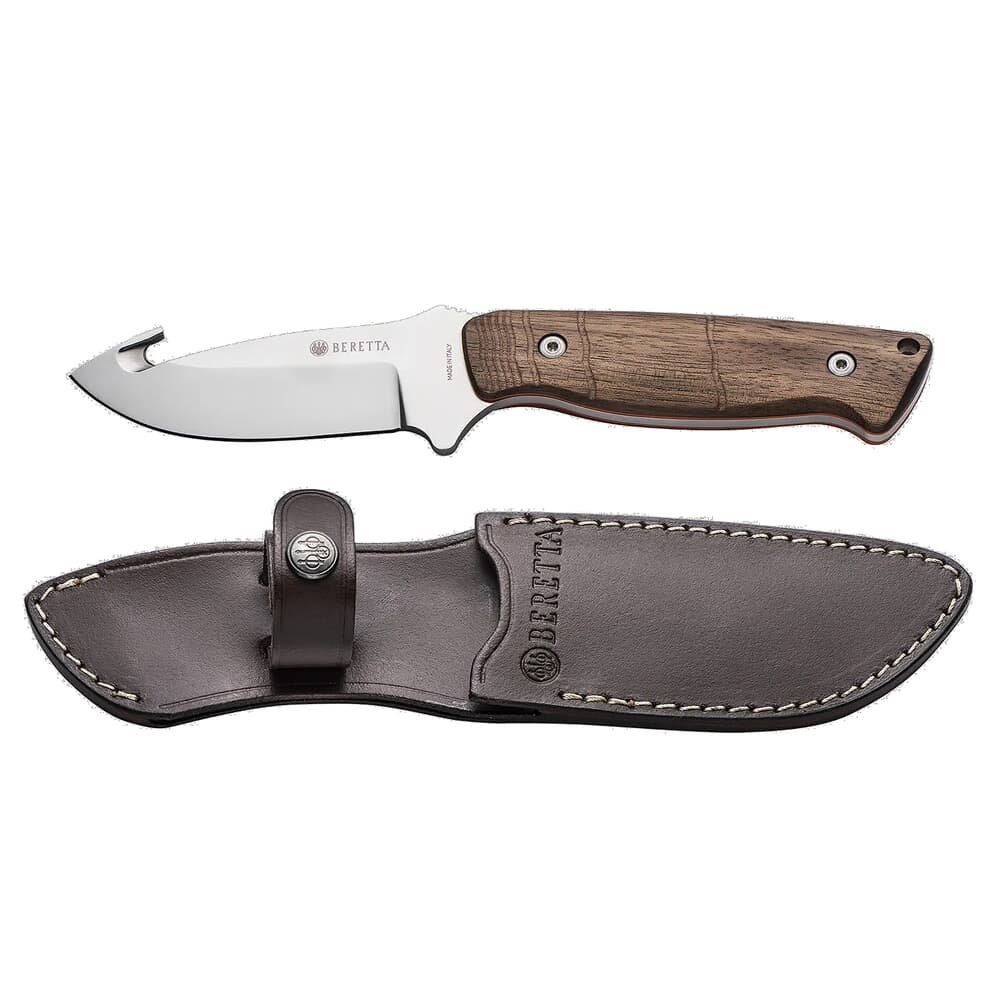 Beretta Chamois 4.3&quot; Fixed Blade Knife w/Walnut Handle CO231A273508B4