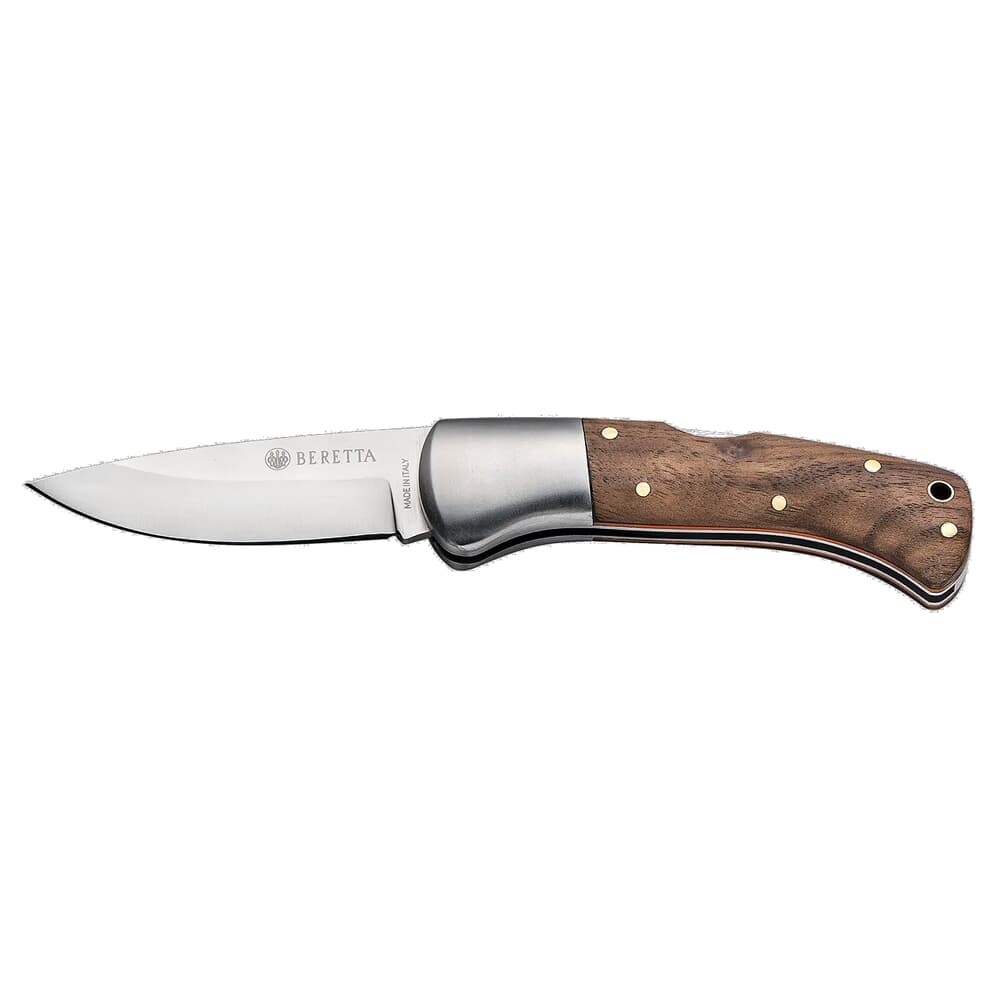 Beretta Reedbuck 3&quot; Folding Blade Knife w/Walnut Handle CO241A273508B4