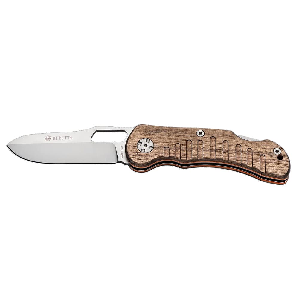 Beretta Bushbuck 3.3&quot; Folding Blade Knife w/Walnut Handle CO281A273508B4