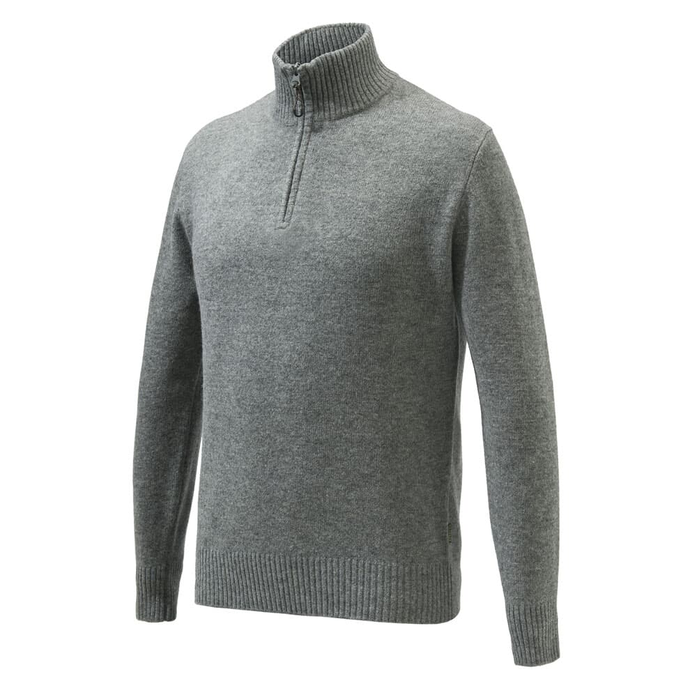 Beretta Dorset Half Zip Sweater Grey Mel Medium PU561T19990905M