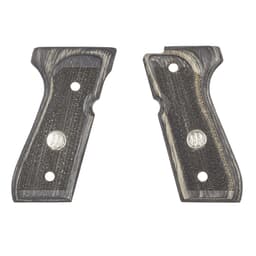Beretta 92/96 Series Grey Wood Grips w/Medallion Logo E01439