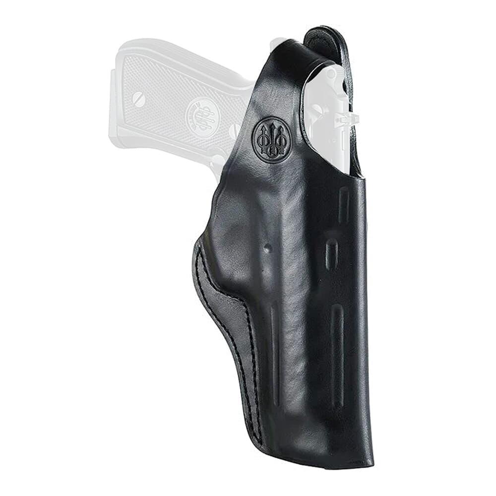 Beretta 92 Brigadier Mod 04 Black Leather Right Hand IWB Holster w/HD Thumb Break Safety Device E01651