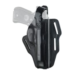 Beretta 92 Brigadier Mod 05 Demi 3 Black Leather Right Hand IWB Holster w/HD Thumb Break Safety Device E01652