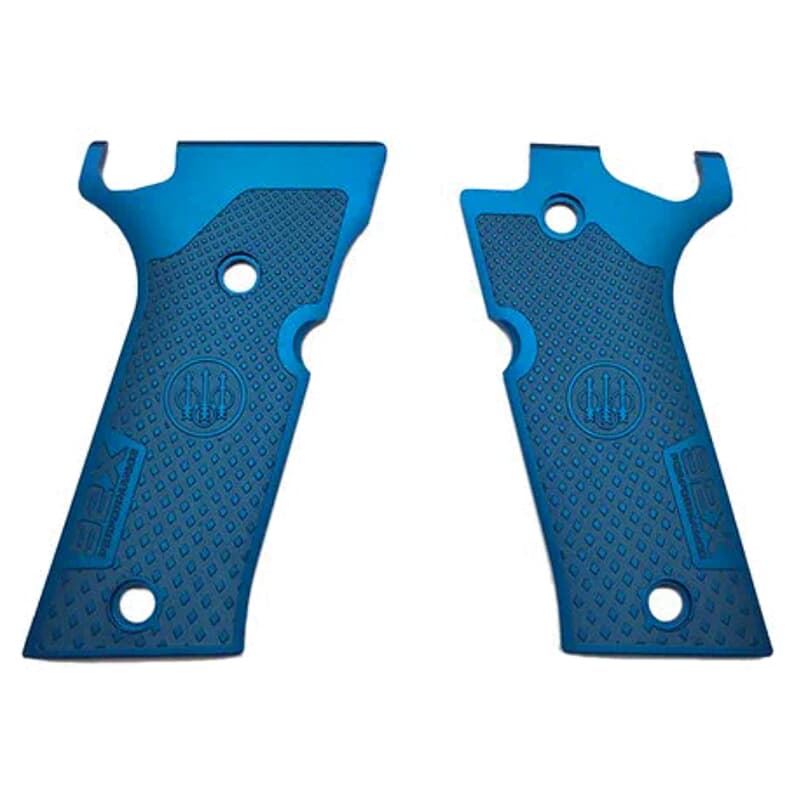 Beretta 92X Performance Match Blue Aluminum Grips E02715