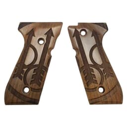 Beretta 92 Series Big Trident Walnut Grips E02830