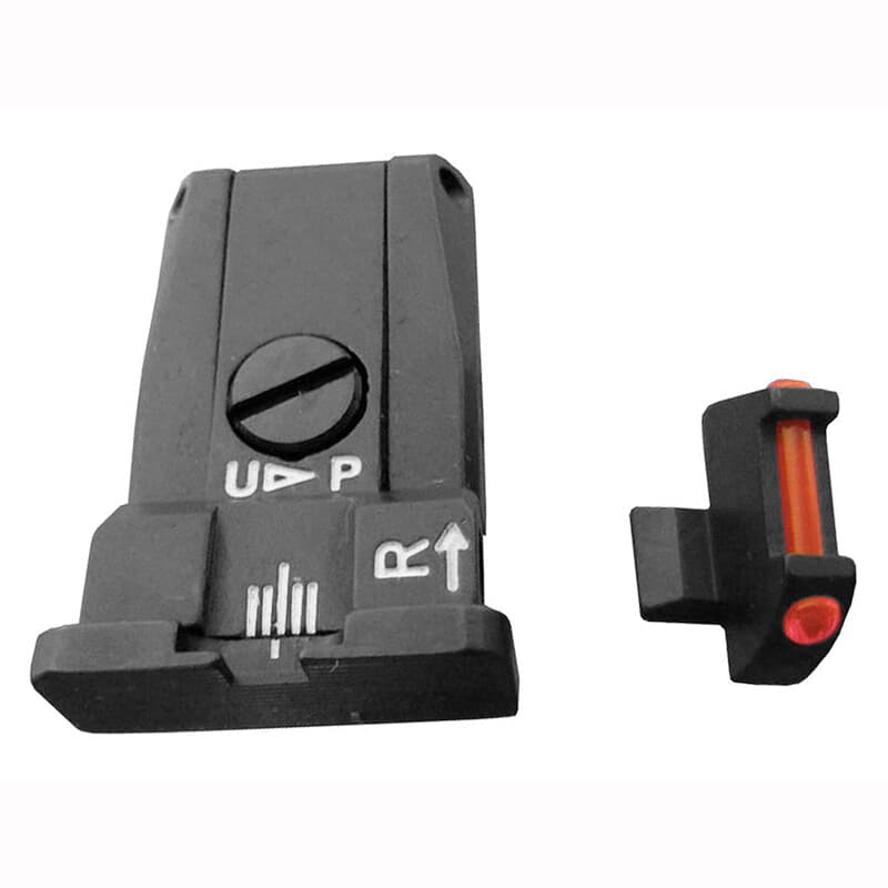 Beretta 92A1/96A1 Fiber Optic Front &amp; Adjustable Rear Sight Kit EU00070