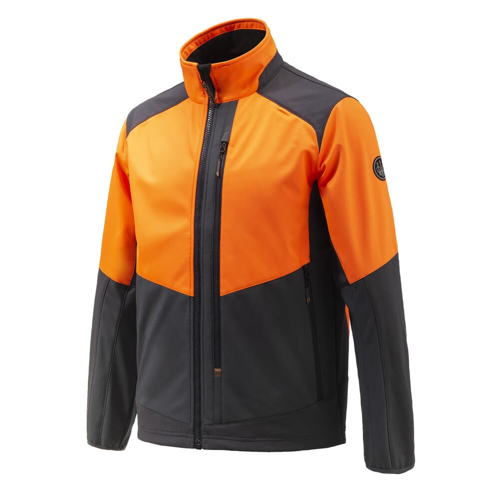 Beretta Butte Softshell Jacket Ebony/Orange H.V. Medium GU624T211409OUM