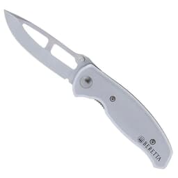 Beretta AirLight III 2.5" Folding Blade Knife w/Silver Aluminum Handle JK008A01