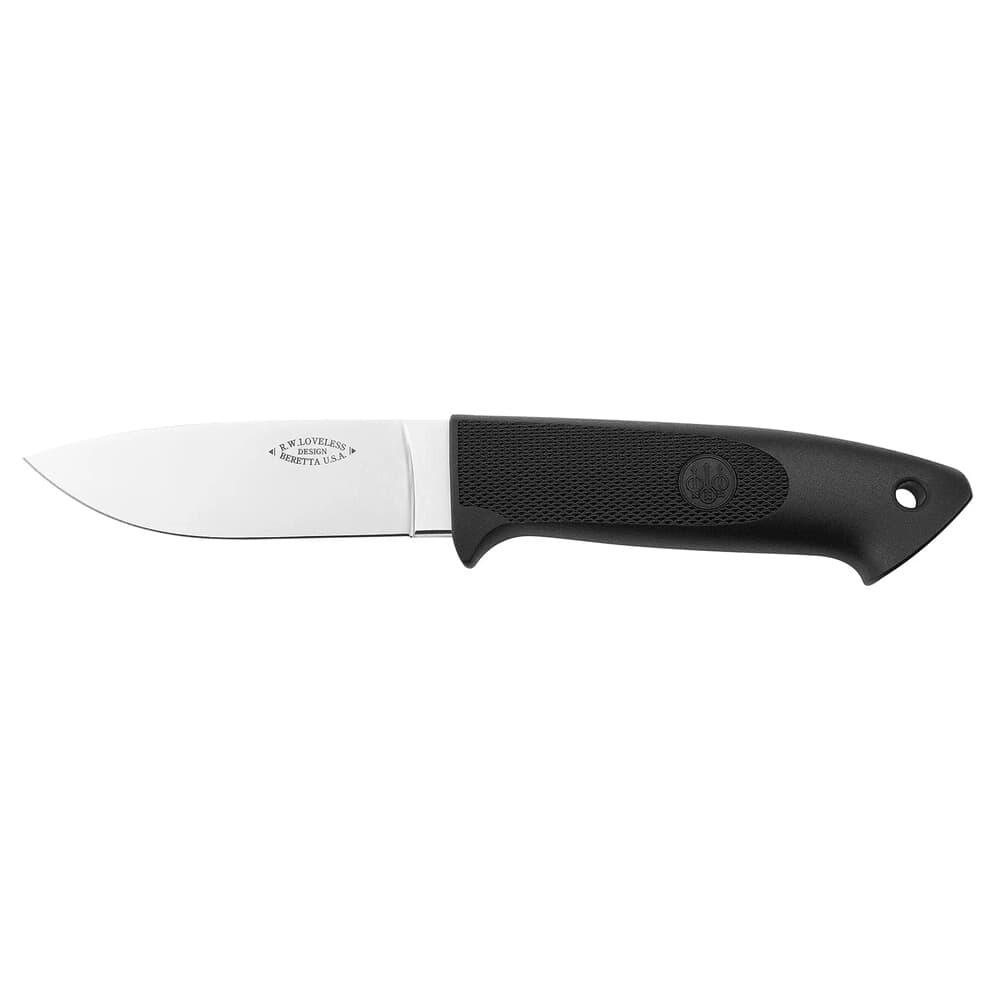Beretta Loveless Zytel Hunter 3.38&quot; Fixed Blade Knife w/Black Handle JK200A02