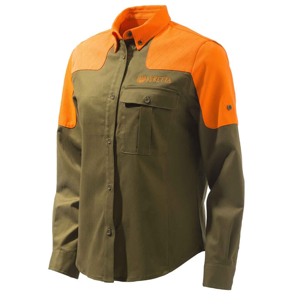 Beretta Women's TM Field Shirt Tobacco/Blaze Orange LD551T16550850