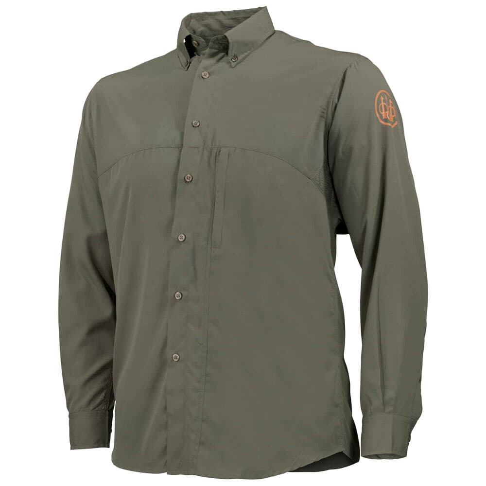 Beretta Buzzi LS Shooting Shirt Green 3XL LT011T15550715XXXL