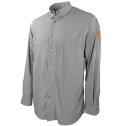 Beretta Buzzi LS Shooting Shirt Light Grey Medium LT011T15550960M