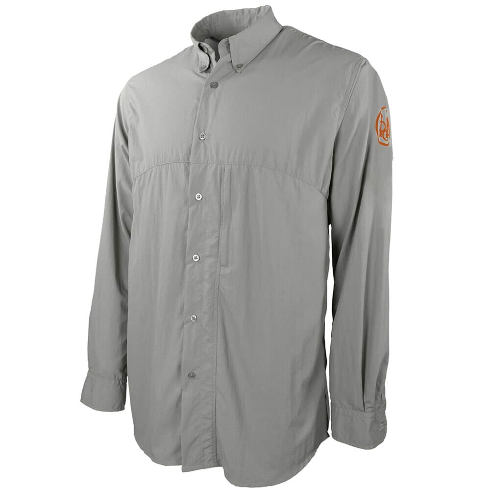 Beretta Buzzi LS Shooting Shirt Light Grey Medium LT011T15550960M