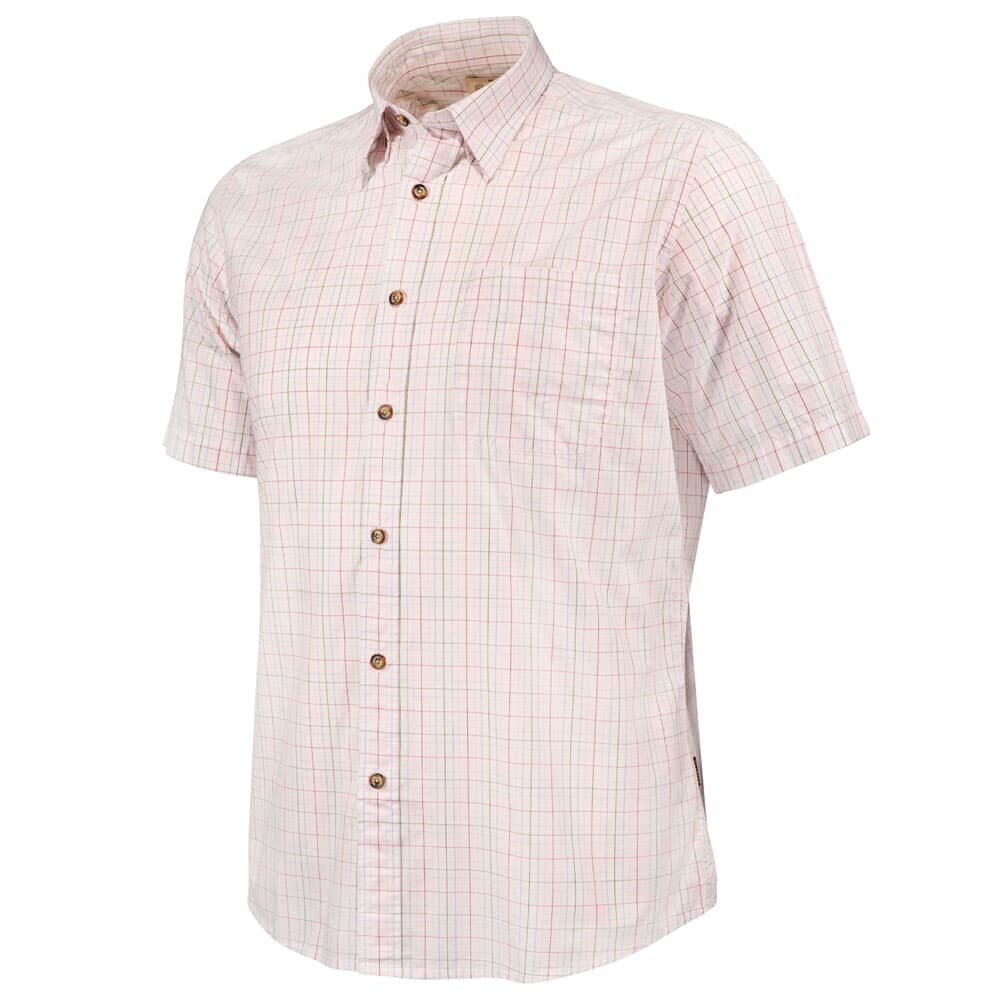Beretta Trail SS Shirt Green/Blue/Pink/Fuchsia Check LU113T153301B1