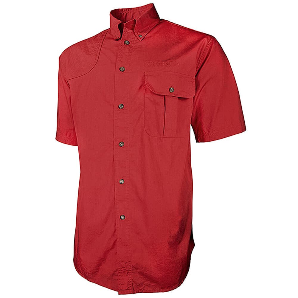 Beretta TM SS Shooting Shirt Red Medium LU162075610337M