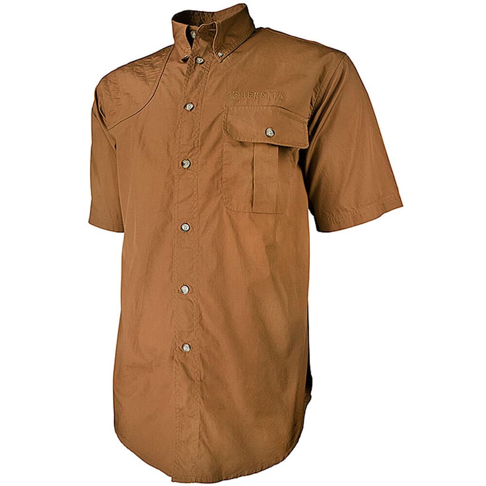 Beretta TM SS Shooting Shirt Tan LU162075610812