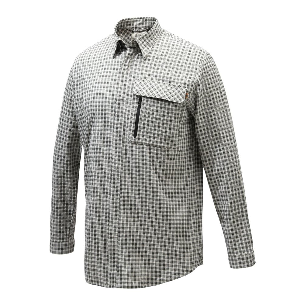 Beretta Lightweight Shirt White/Green Check LU891T2163011B