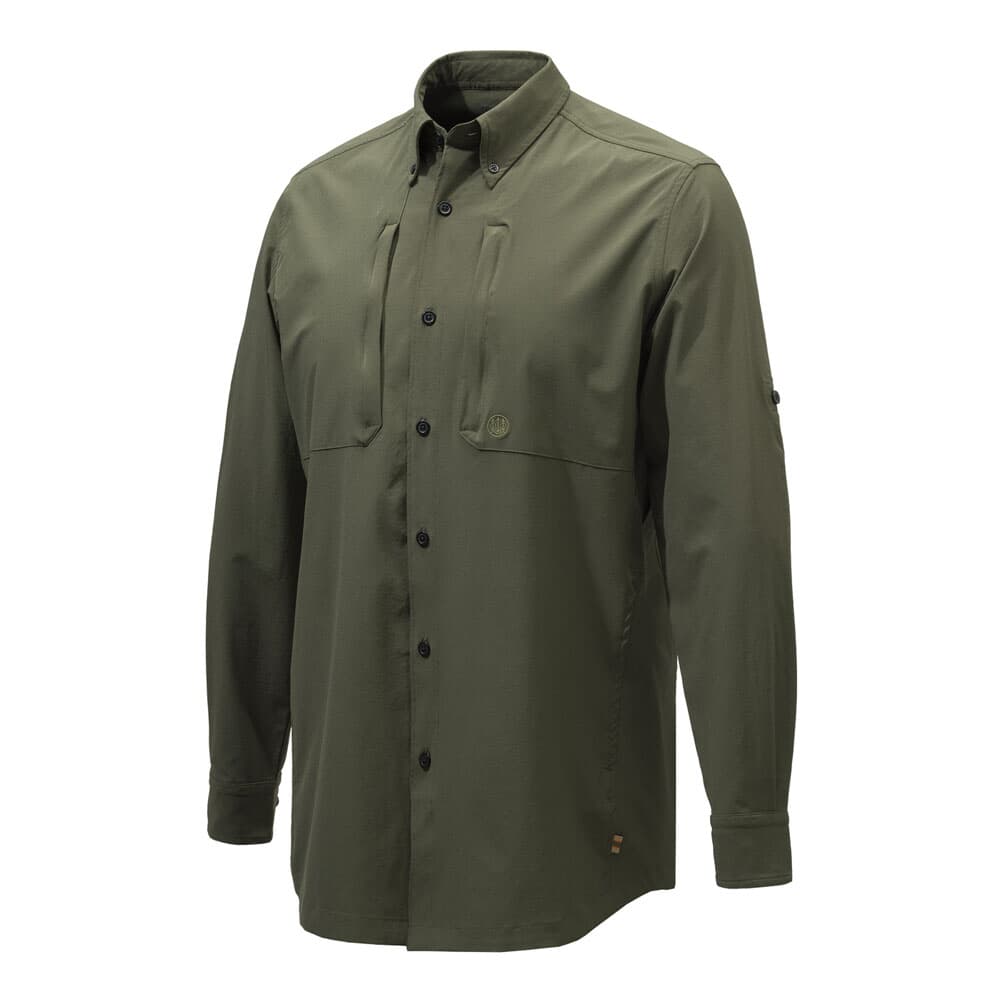 Beretta Plain Lightweight Shirt Green Moss LU901T216807AA