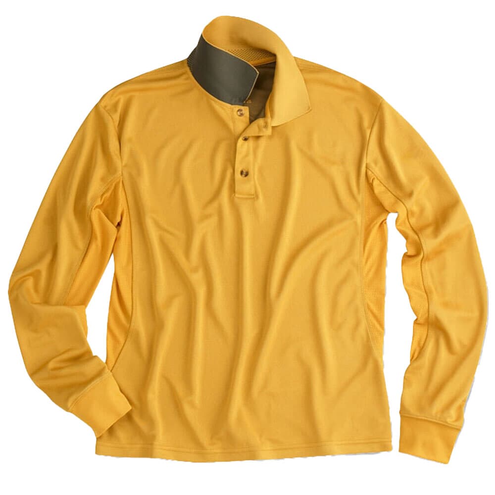 Beretta Women's Bamboo LS Polo Mango X Large MD8772510208XL