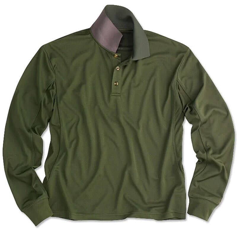 Beretta Women Bamboo LS Polo Loden Green MD8772510700