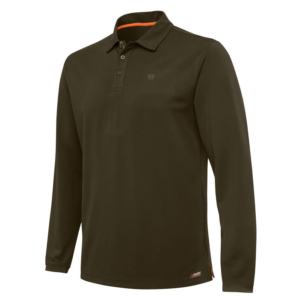 Beretta Tech Corporate LS Polo Green Moss 2XL MT361T201207AAXXL