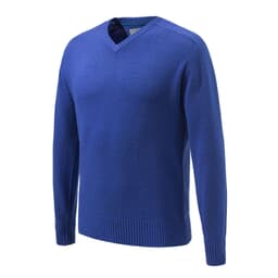 Beretta USED Somerset V-Neck Sweater Blue Total Eclipse Large PU571T19990504L - Like New - No Sale Tags USED7670