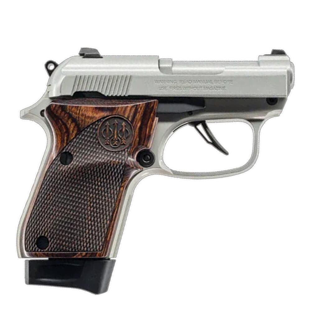 Beretta 30X Tomcat Just In Case .32 ACP 2.9&quot; Bbl Stainless Steel Pistol w/Walnut Grips J30X32R8IN