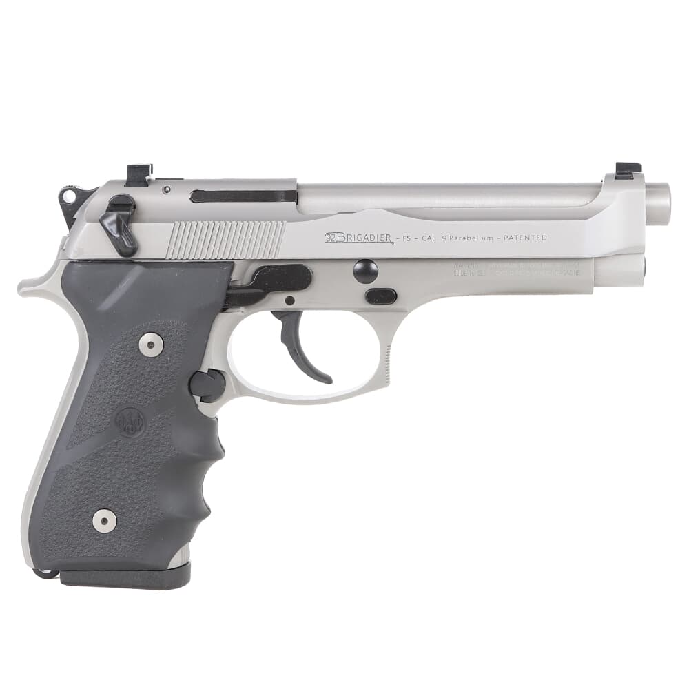 Beretta 92FS Brigadier 9mm 4.9&quot; Bbl Inox SA/DA 15rd Pistol J92F560M