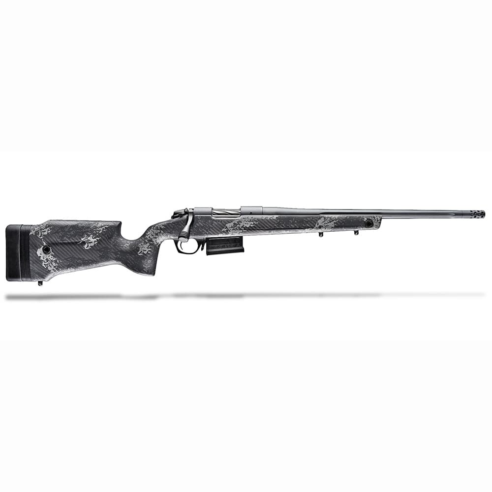 Bergara B-14 Crest 7mm PRC 22&quot; Fluted Steel Bbl Sniper Grey Rifle w/Omni MB B14LM7513