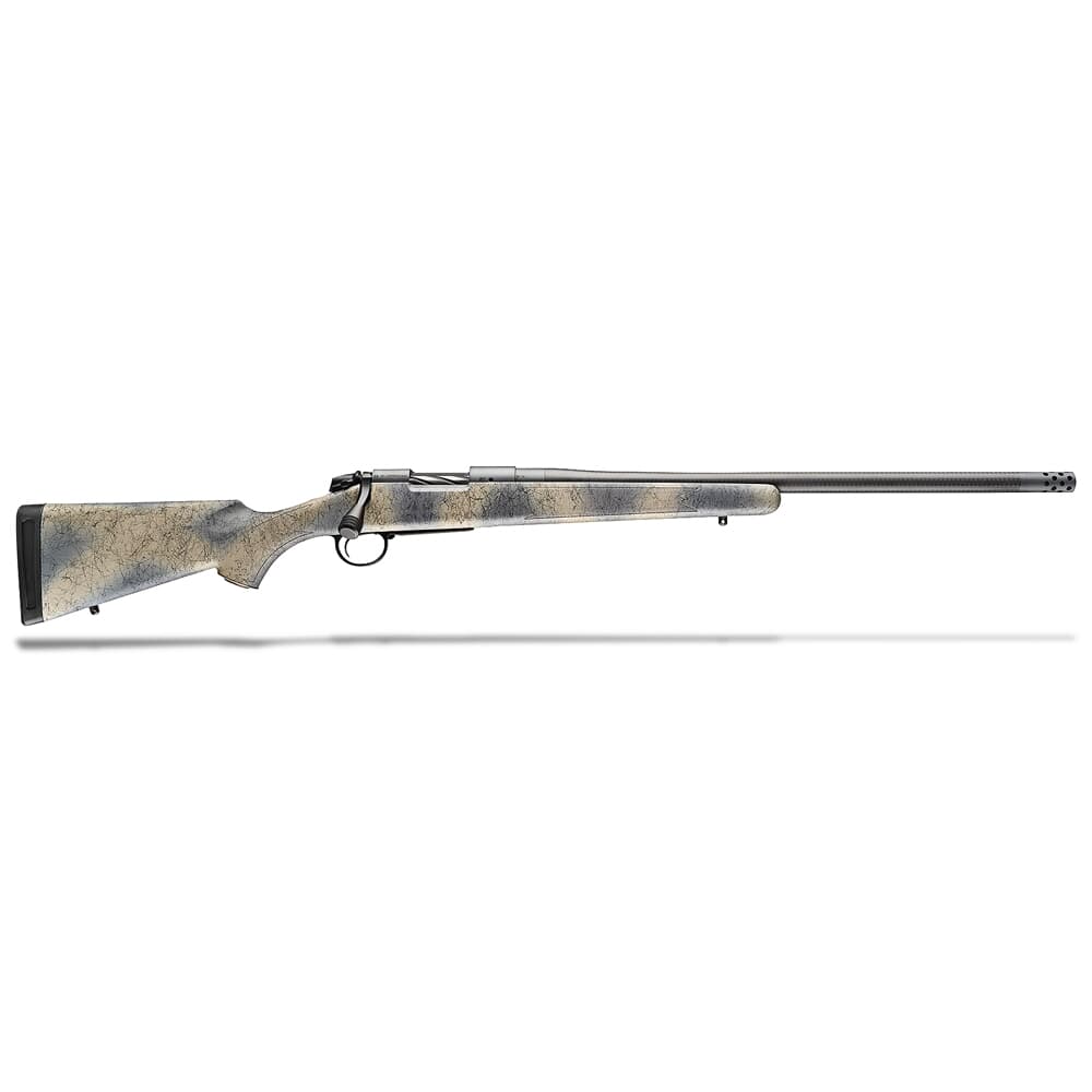 Bergara B-14 Ridge Carbon Wilderness 7mm PRC 22&quot; Carbon Fiber Bbl Sniper Grey Rifle w/Omni MB B14LM5113CF