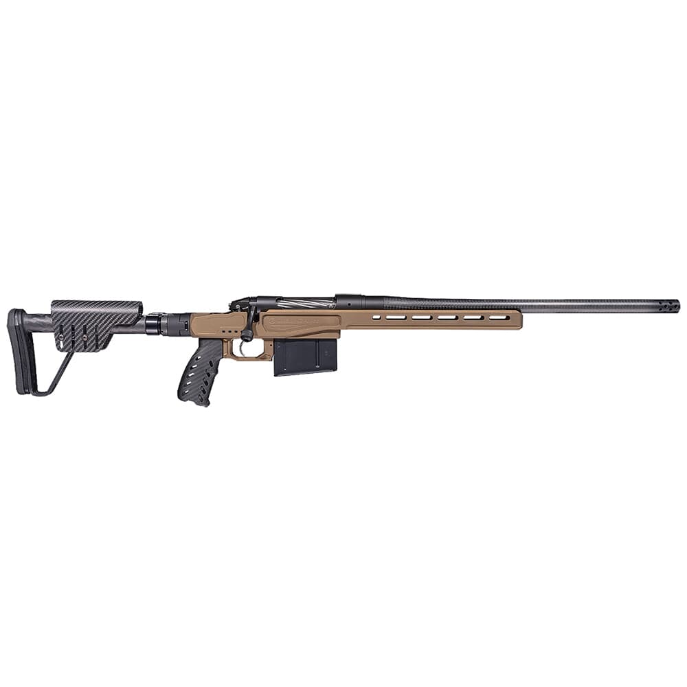 Bergara Premier Series MG Lite .22 Creedmoor 20&quot; 1:8&quot; 5/8&quot;x24 #6 CF Bbl Burnt Bronze Rifle w/Magnesium Folding Chassis &amp; Omni MB BPR37-22CM