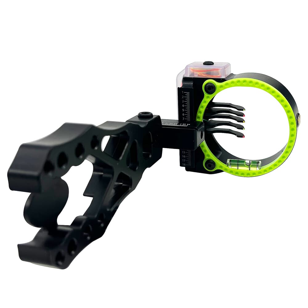 Black Gold Flash Point Rush 2&quot; Guard 5-Pin .019 Black LH Bow Sight FPRUX5-L
