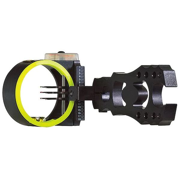 Black Gold Flash Point Rush 2" Guard 3-Pin .019 Black RH Bow Sight FPRUX3