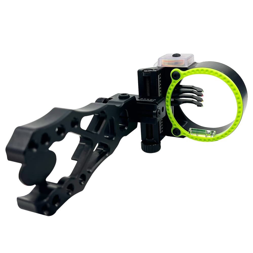 Black Gold Widow Maker 2" Guard 4-Pin Black .019 LH Bow Sight WMX4-L