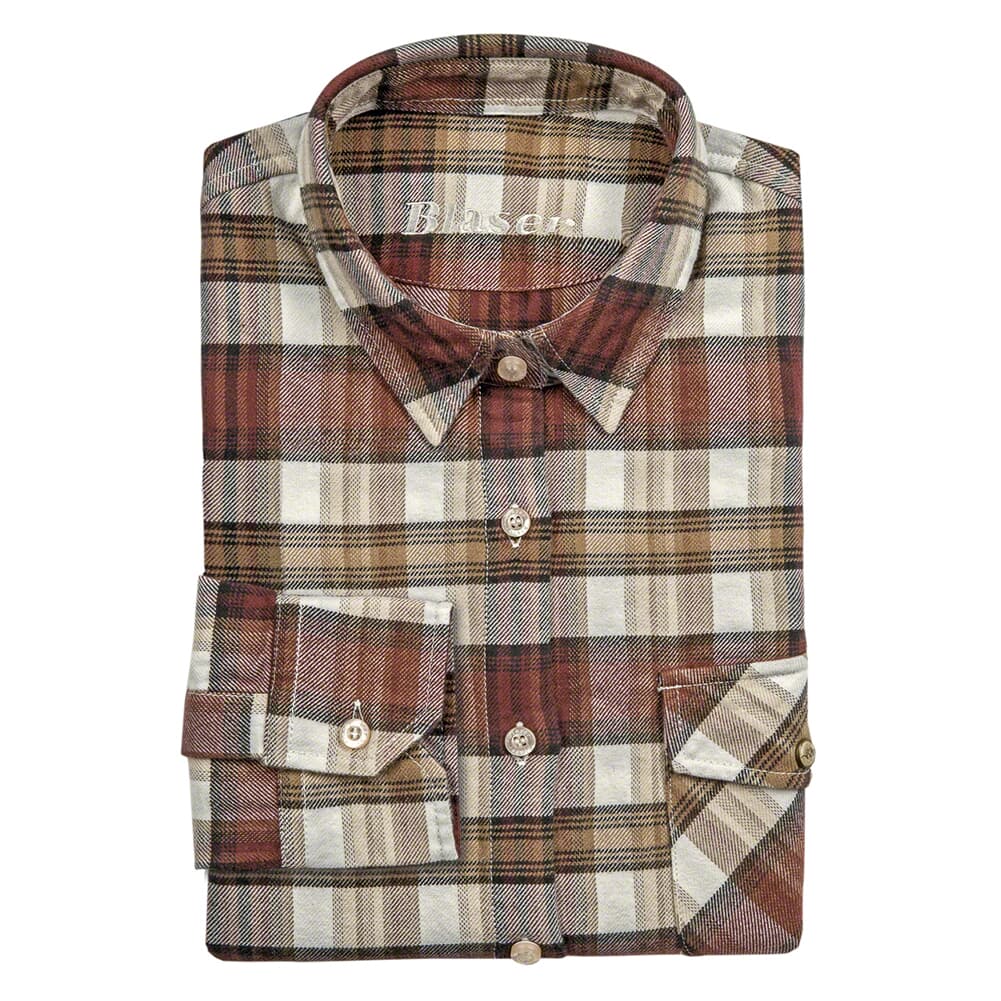 Blaser Ladies Monika Flannel Blouse BAOBWMFL