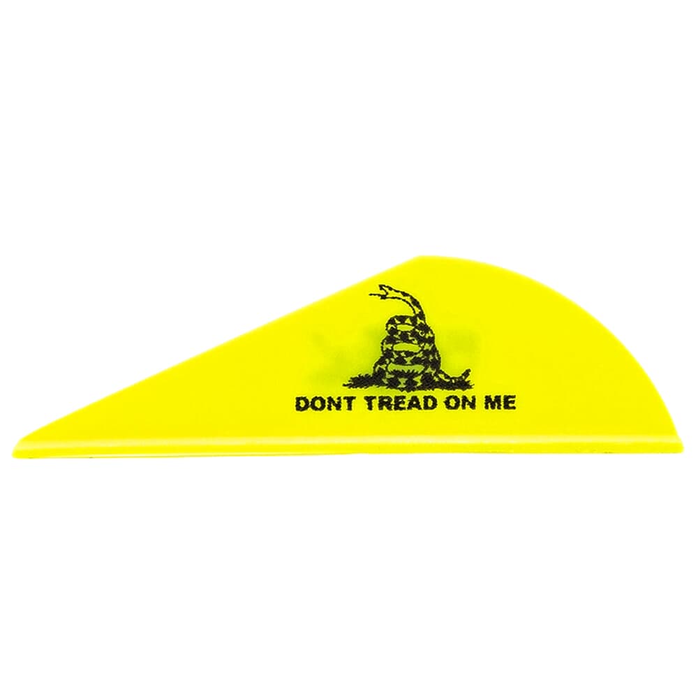 Bohning Blazer Vane Neon Yellow Don't Tread On Me 1000pk 10833NY2DTOM